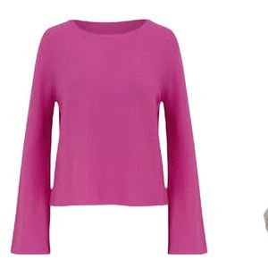 Like New Bishop + Young Savvy Pink Bell Sleeve Sweater - S